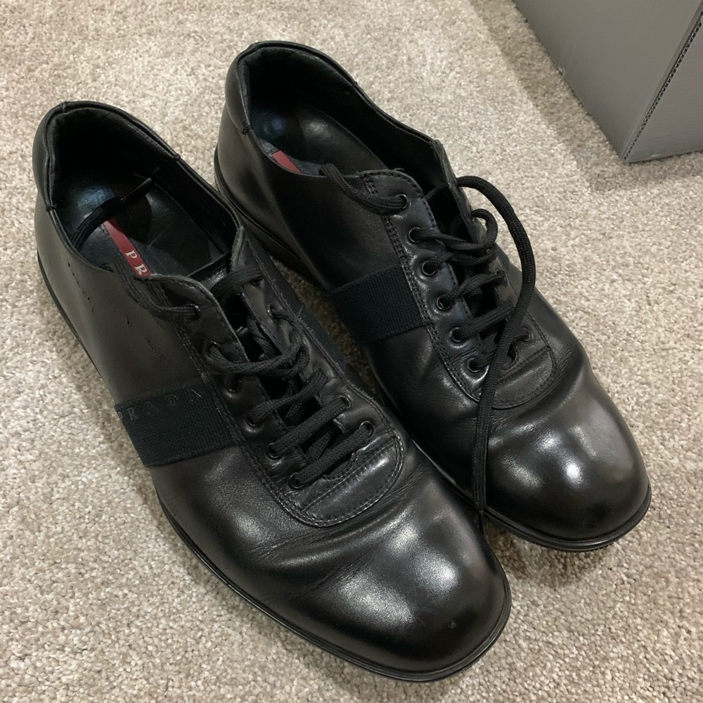 Prada men’s leather shoes